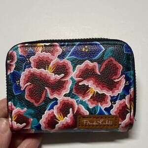Frida Kahlo Hibiscus Floral Card Wallet